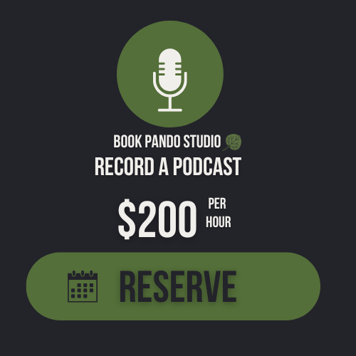 Book Pando Studio to Record a Podcast